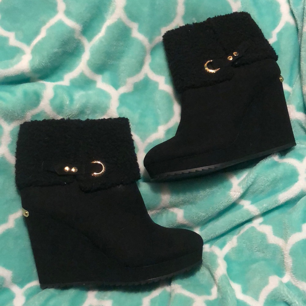 Juicy Couture Wedge Boots